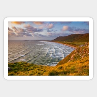 Rhossili Bay, Gower, Wales Sticker